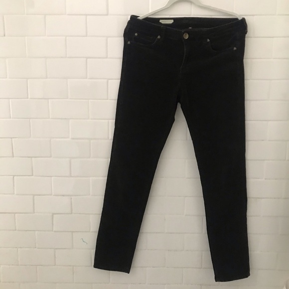 Kut from the Kloth Pants - DARK BROWN Stretch Corduroy Skinnies